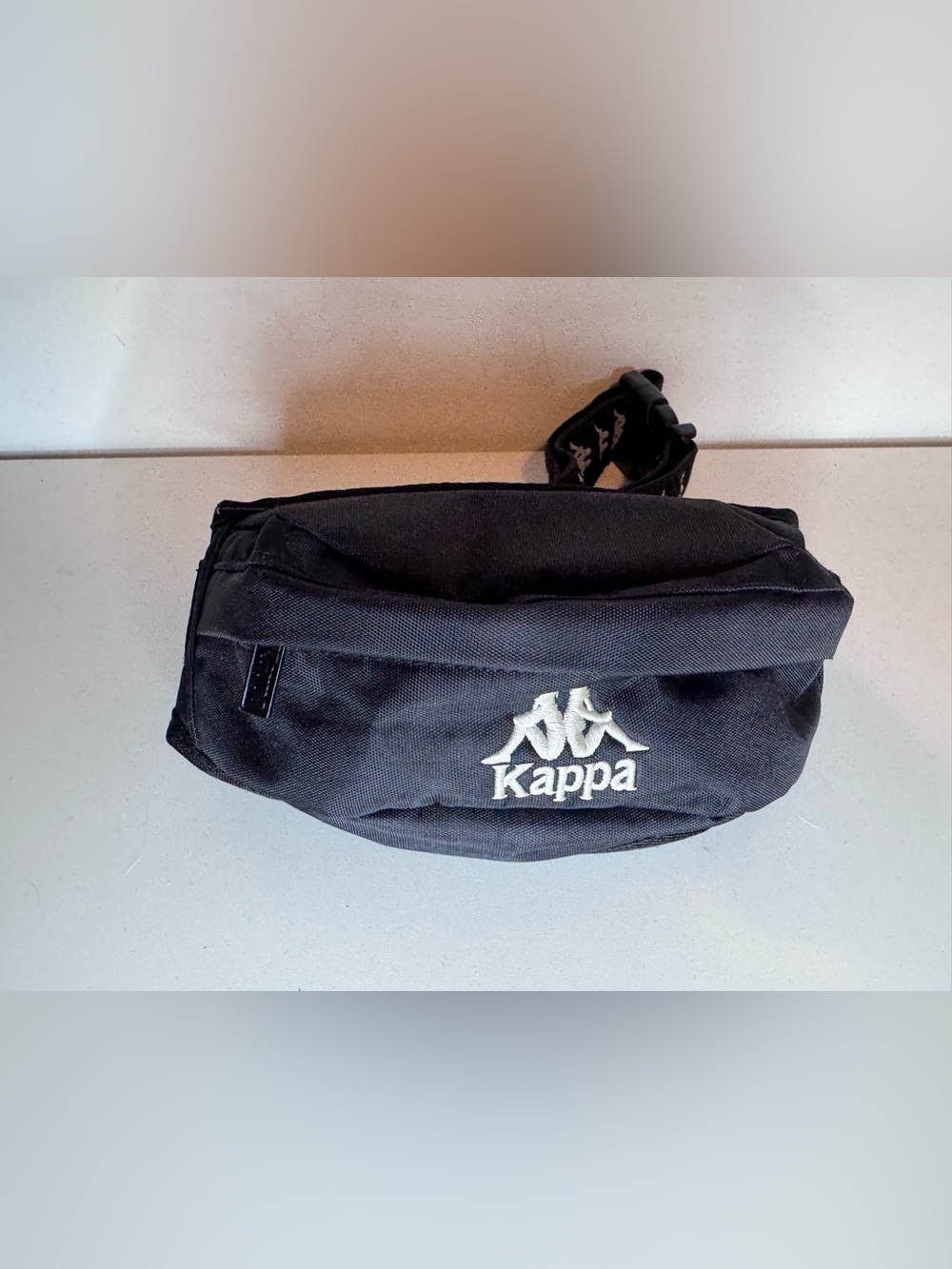 KAPPA 222 BANDA ANAIS UNISEX WAIST POUCH BLACK, like new